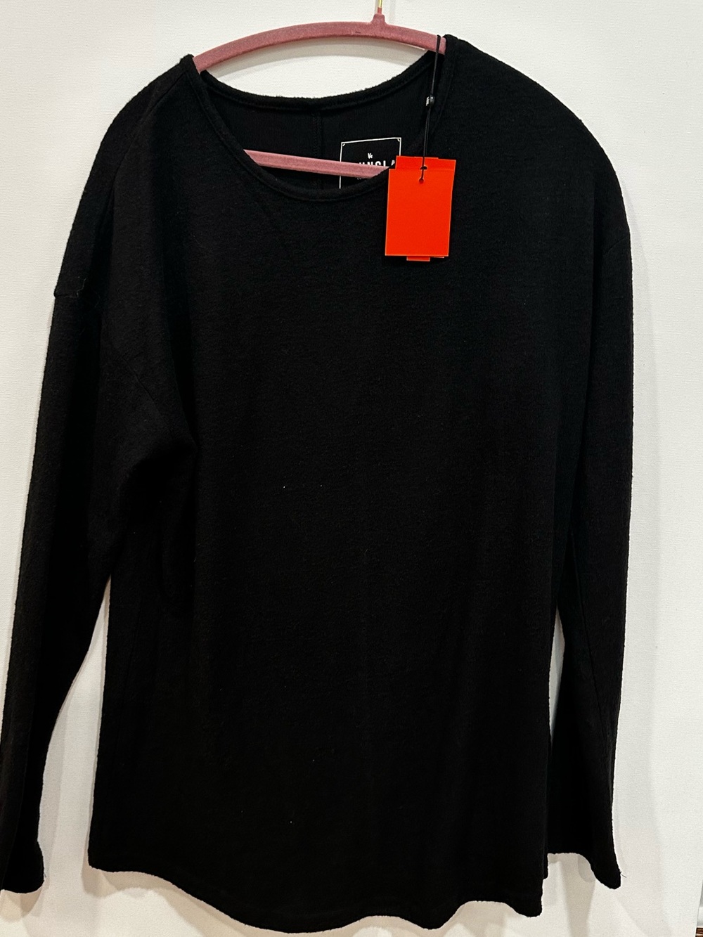 Young LA Men's Black Crewneck Sweater - Classic Lightweight Knit NWT large